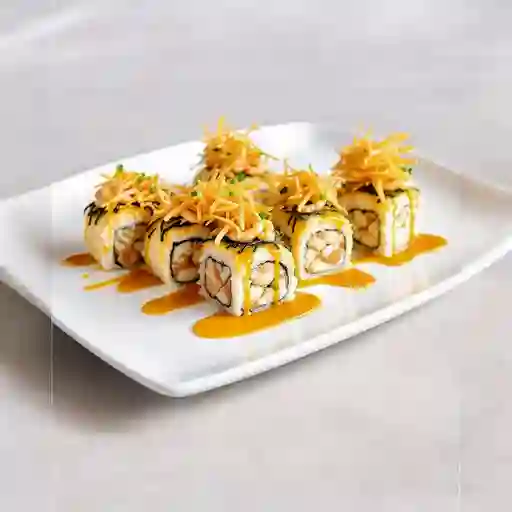 Godzilla Rollcama de Arroz Cubierta de P