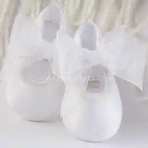 Kleine Herta Zapatos de Bautizo Para Niña Blanco