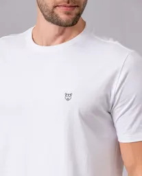 Camiseta Hombre Blanco Talla S 21312 Rifle