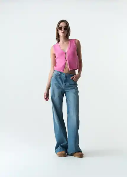 Tejido Mujer Rosa Dulce Medio Talla L 483G066 Naf Naf