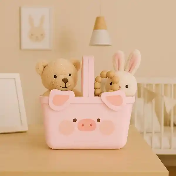 Organizador Con Asa Serie Lulu The Piggy Miniso