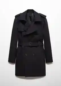 Abrigo Parka Tango Negro Talla XS Hombre Mango
