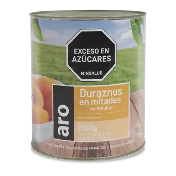 Aro Durazno Mitades