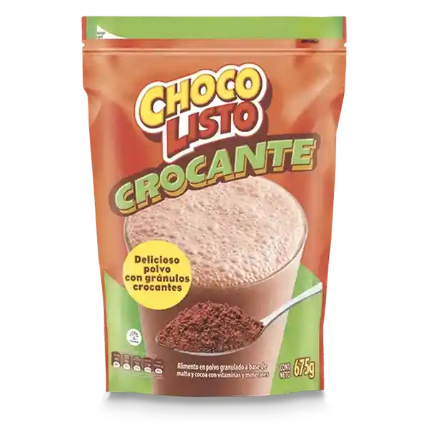 Chocolisto Bebida en Polvo Crocante