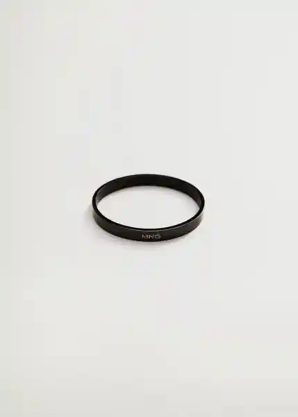 Pulsera Plain Negro Talla 99 Hombre Mango