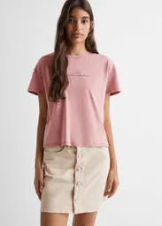 Camiseta Create Rosa Talla 20 Niña Mango