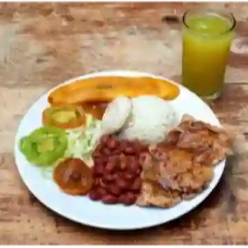 Bandeja con Carne