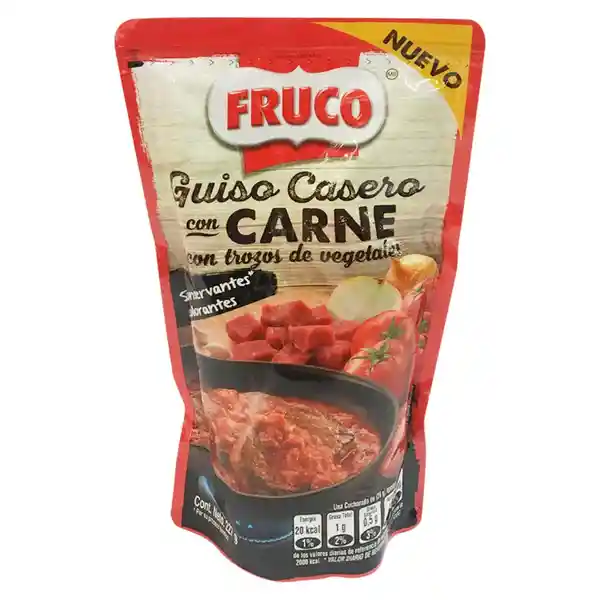 Guiso Casero Fruco Con Carne y Trozos Vegetales