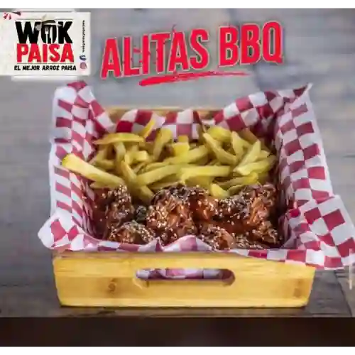 Combo 1, 5 Alitas en Salsa Bbq