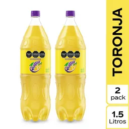 2 x Gaseosa Quatro Toronja Sabor Original 1.5L