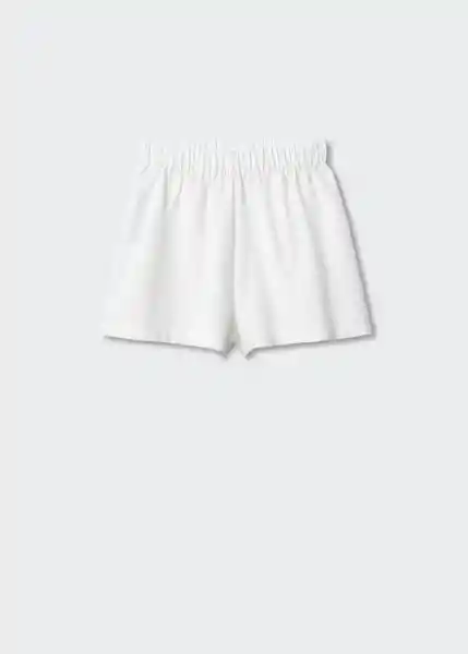 Short Pijama Marlin Offwhite Talla M Mujer Mango