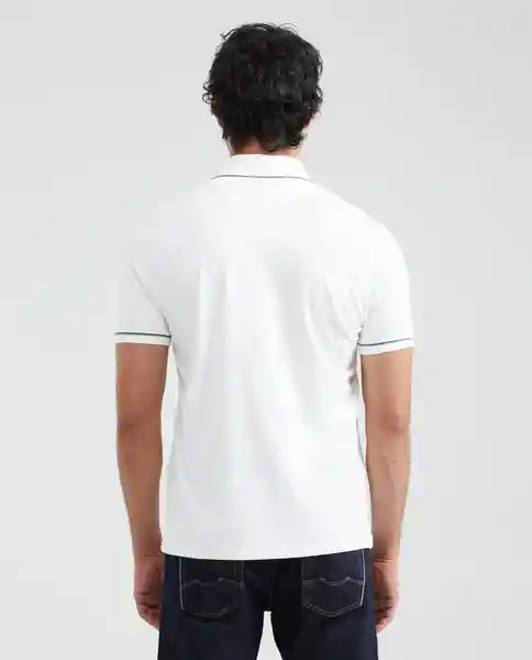 Camiseta Polo Contrast Details Crudo Prístino Claro L Chevignon