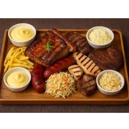Combo Familial 4 Carnes + Postres Gratis