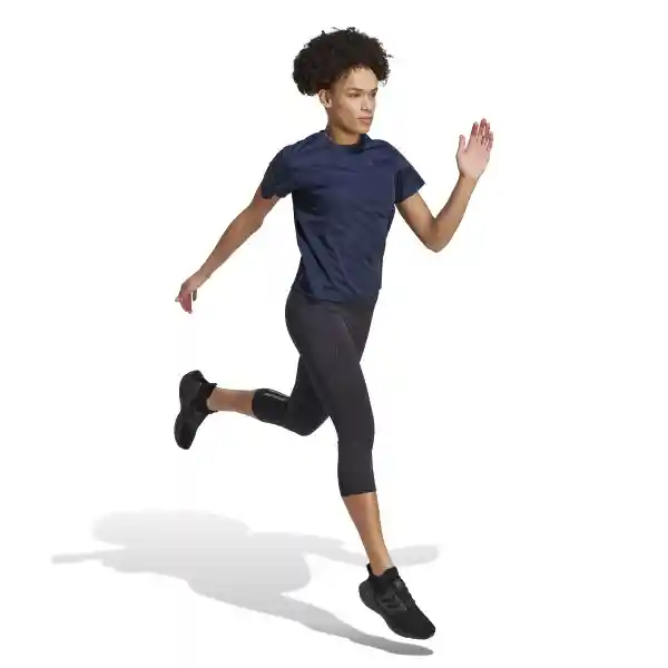 Adidas Camiseta Own The Run Tee Mujer Azul Talla S IL4130