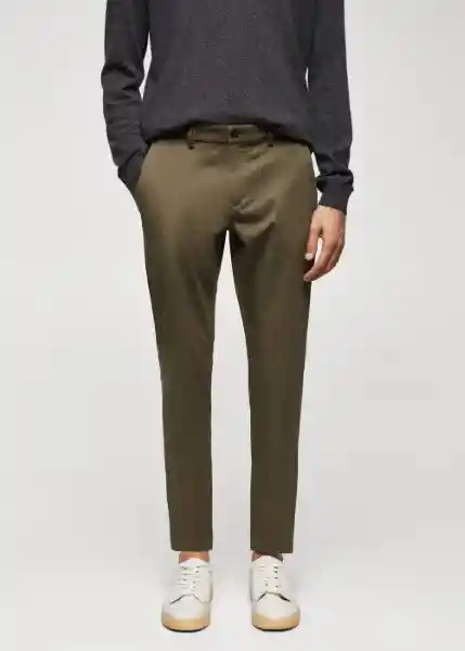 Pantalón Prato Caza Talla 38 Hombre Mango