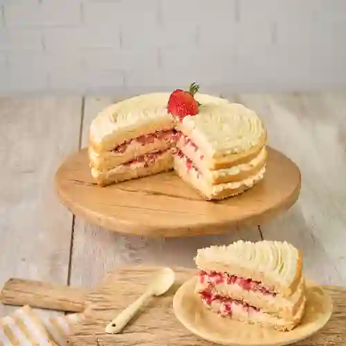 Torta de la Casa de Fresa Grande