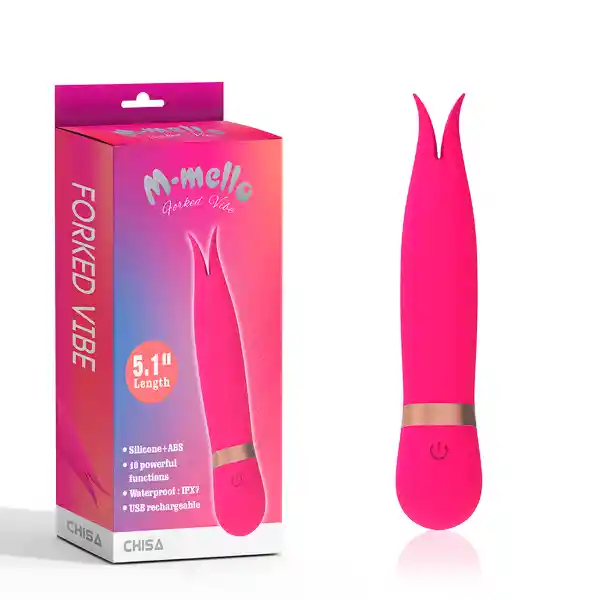 Chisa Vibrador Forken Pink