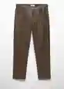 Pantalón Roll Khaki Talla 44 Hombre Mango