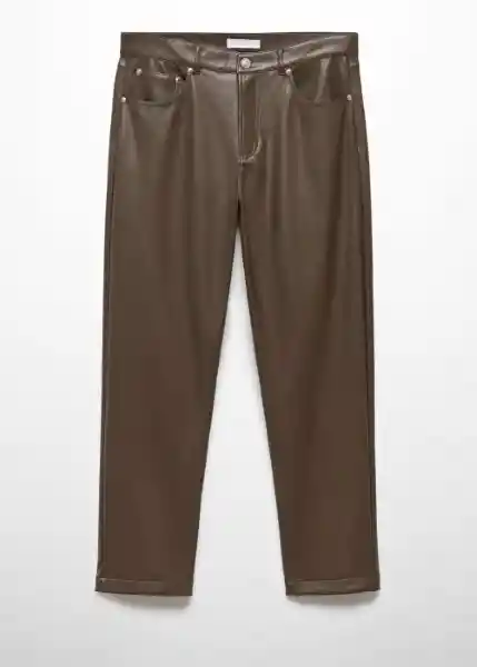 Pantalón Roll Khaki Talla 44 Hombre Mango