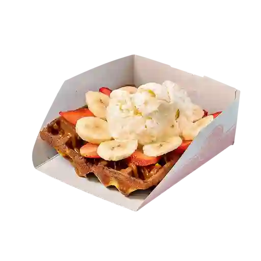 Nutella, helado y 2 frutas