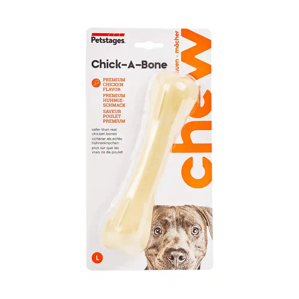 Petstages Juguete Para Perro Hueso Chick a Bone Sabor Pollo L