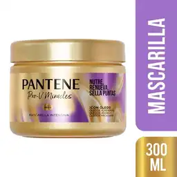 Mascarilla Intensiva Pantene Pro-V Miracles Nutre Renueva Sella Puntas Tratamiento Capilar 300 ml