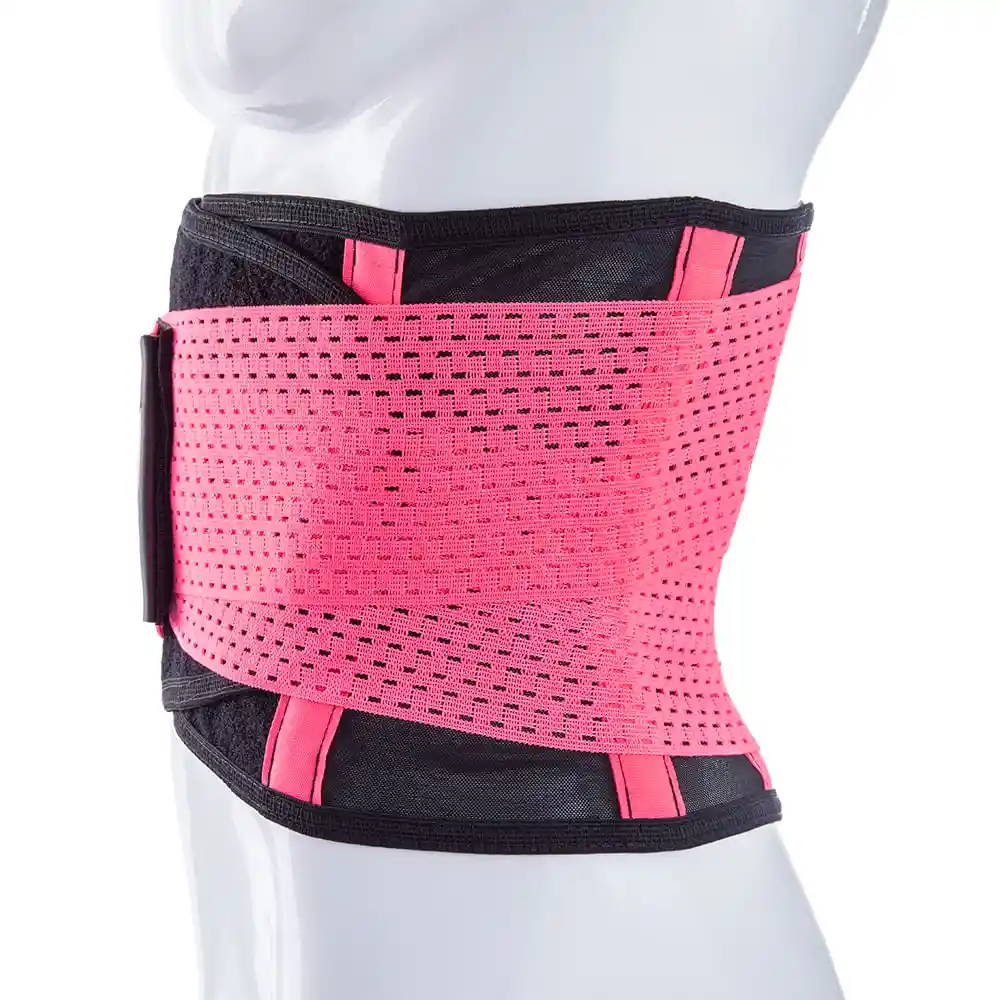 Tecnomed Faja Columna Rosa Neon T-M