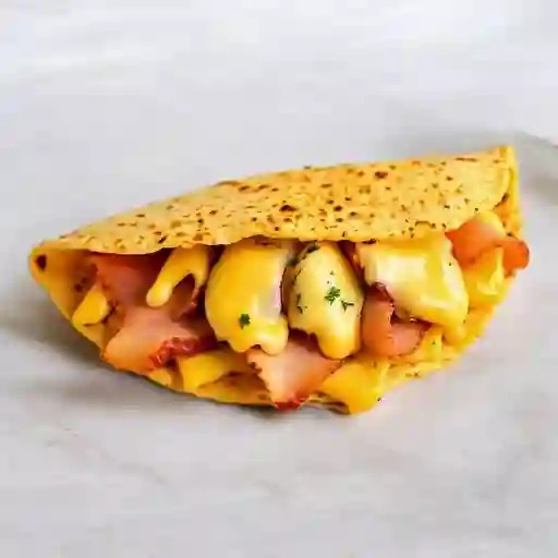 Arepa jamón y queso