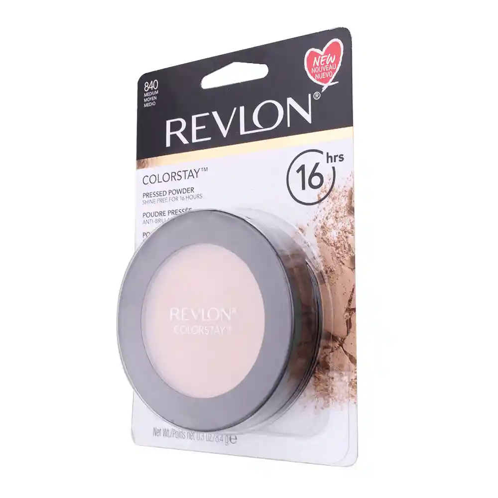 Revlon Polvo Compacto Colorstay Pressed Powder Tono 840 Medio