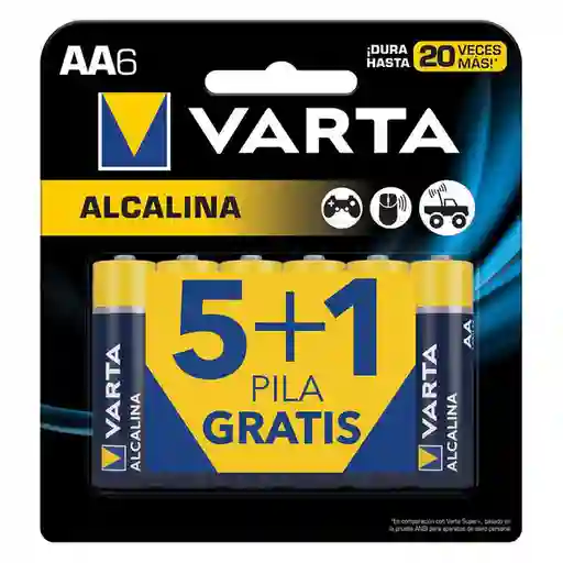 Varta Pila Alcalina AA + Varta E304544000