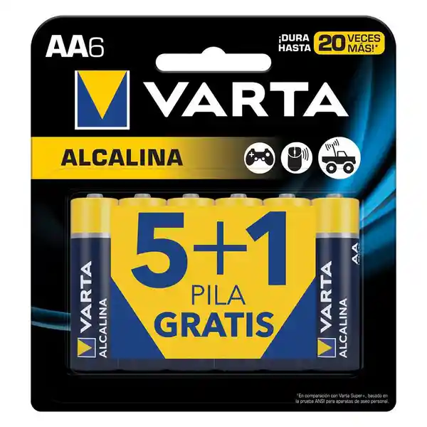 Varta Pila Alcalina AA + Varta E304544000