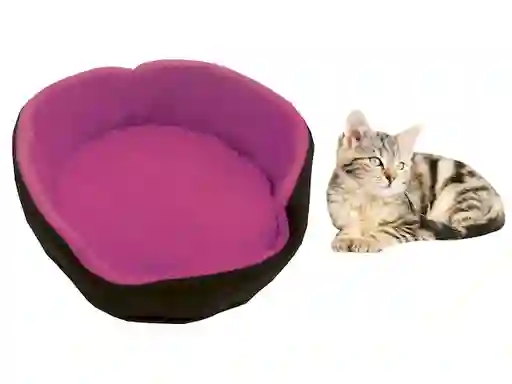 Cama Doble Faz Para Gatos Pequeña Rosado