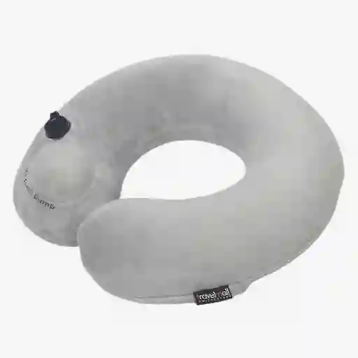 Travelmall Cuello de Viaje Inflable Gris