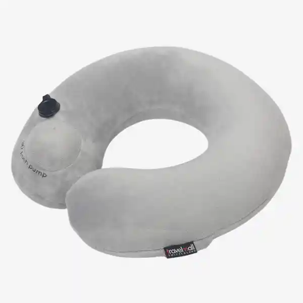 Travelmall Cuello de Viaje Inflable Gris