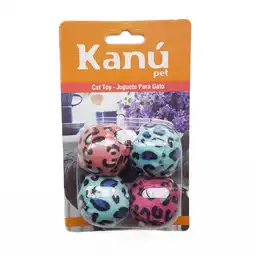 Kanu Juguete para Gato Bolitas Animal Print