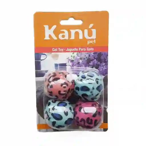 Kanu Juguete para Gato Bolitas Animal Print