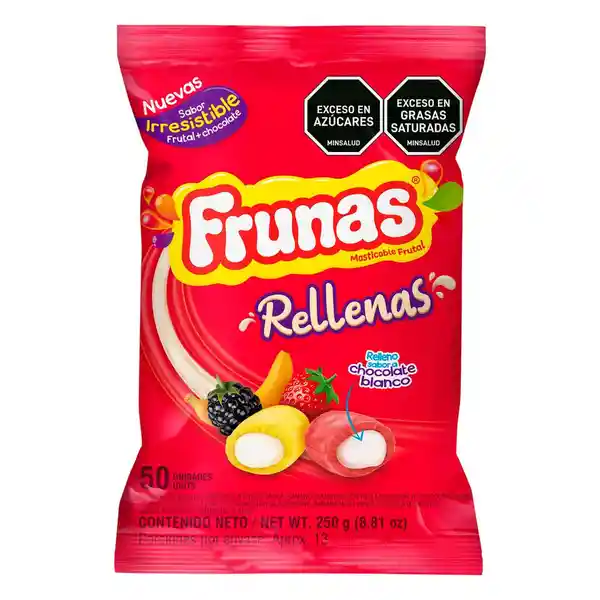 Frunas Caramelos Blandos Fresa Mora Banano