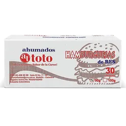Toto Hamburguesa Ahumados Res
