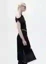Top Juli Negro Talla S Mujer Mango