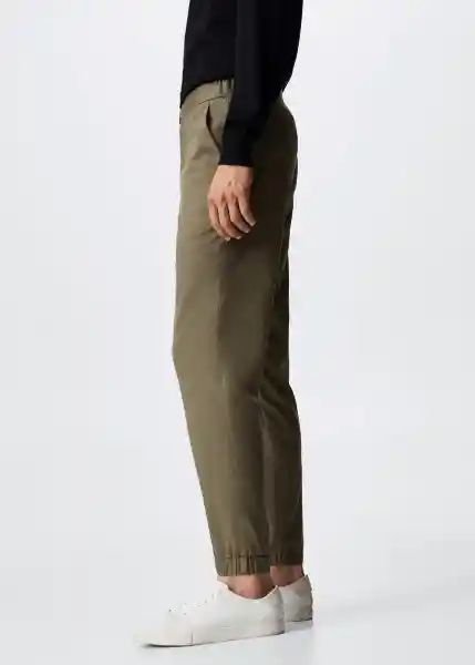 Pantalón Agave Khaki Talla 42 Hombre Mango