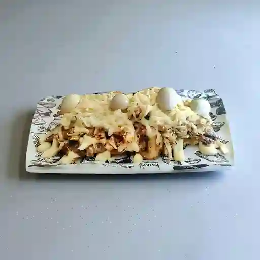 Patacón Pollo Champiñón