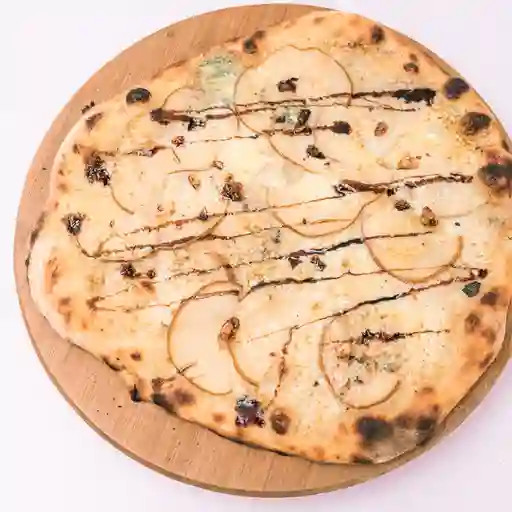 Pizza pera y queso azul