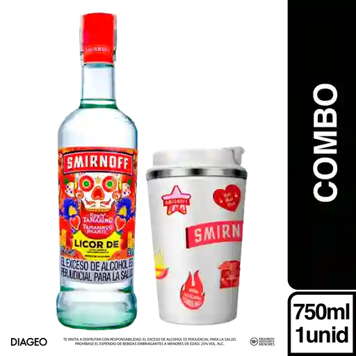 Combo Smirnoff Spicy Tamarind 750 mL + Termo Smirnoff