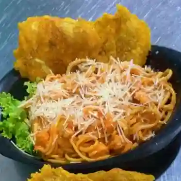 1/2 Espagueti marinero