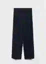 Pantalón Clare1 Navy Talla 36 Mujer Mango