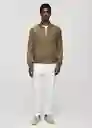 Chaqueta Bero Khaki Talla M Hombre Mango