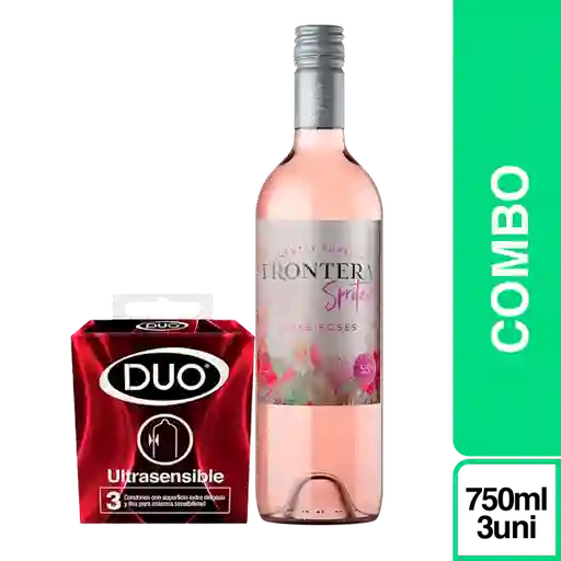 Frontera Vino Spritzer + Duo Preservativos Ultrasensibles