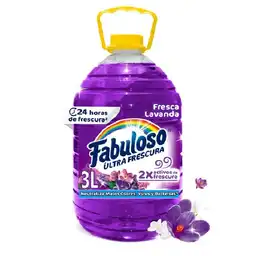 Fabuloso Limpia Pisos Antibacterial Lavanda 3 L