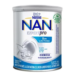 Fórmula infantil NAN Expert Pro Sin Lactosa x 400g