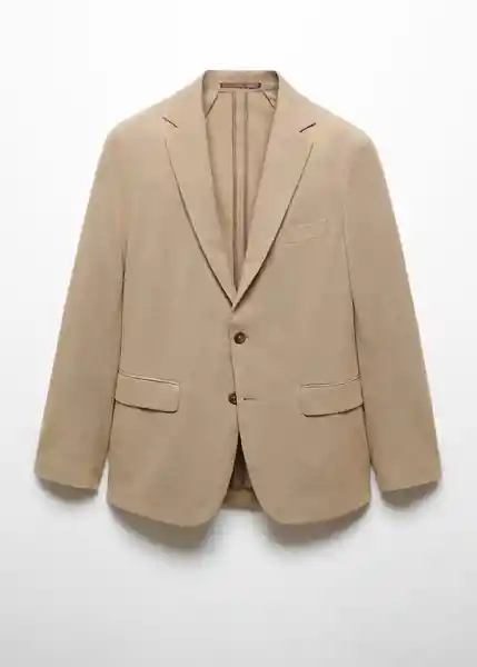 Blazer Americana Verner Camel Talla 48 Hombre Mango